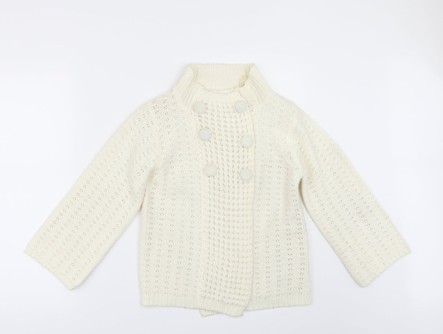 Internacionale Womens Ivory   Cardigan Jumper Size 8