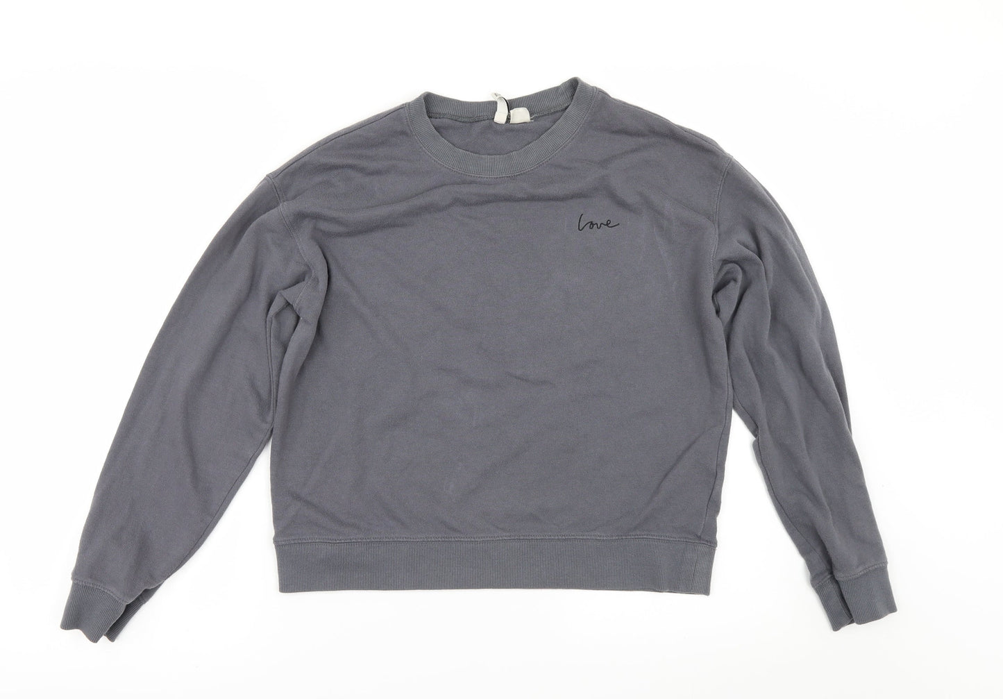 Divided by H&M Womens Grey   Pullover Sweatshirt Size M