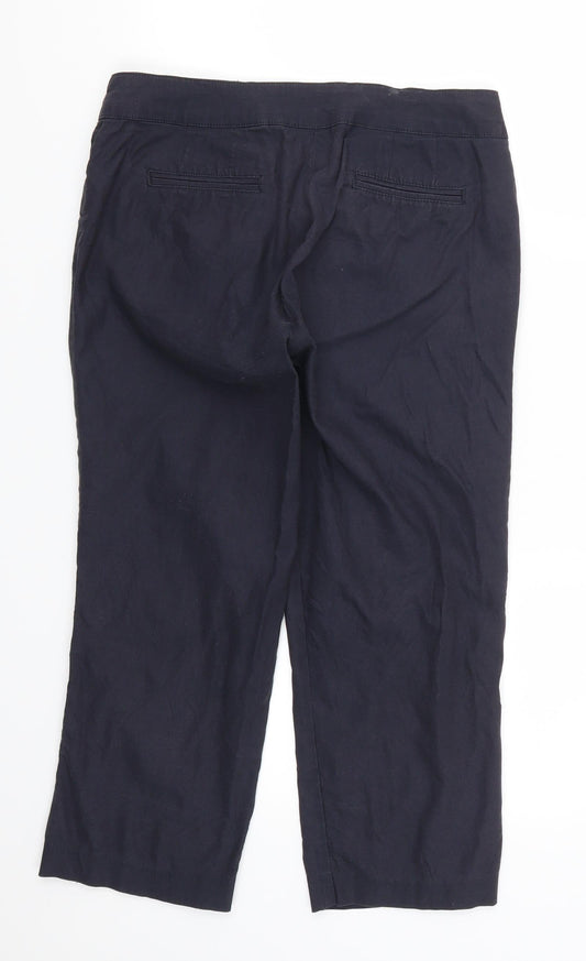 Phase Eight Womens Blue   Trousers  Size 10 L22 in