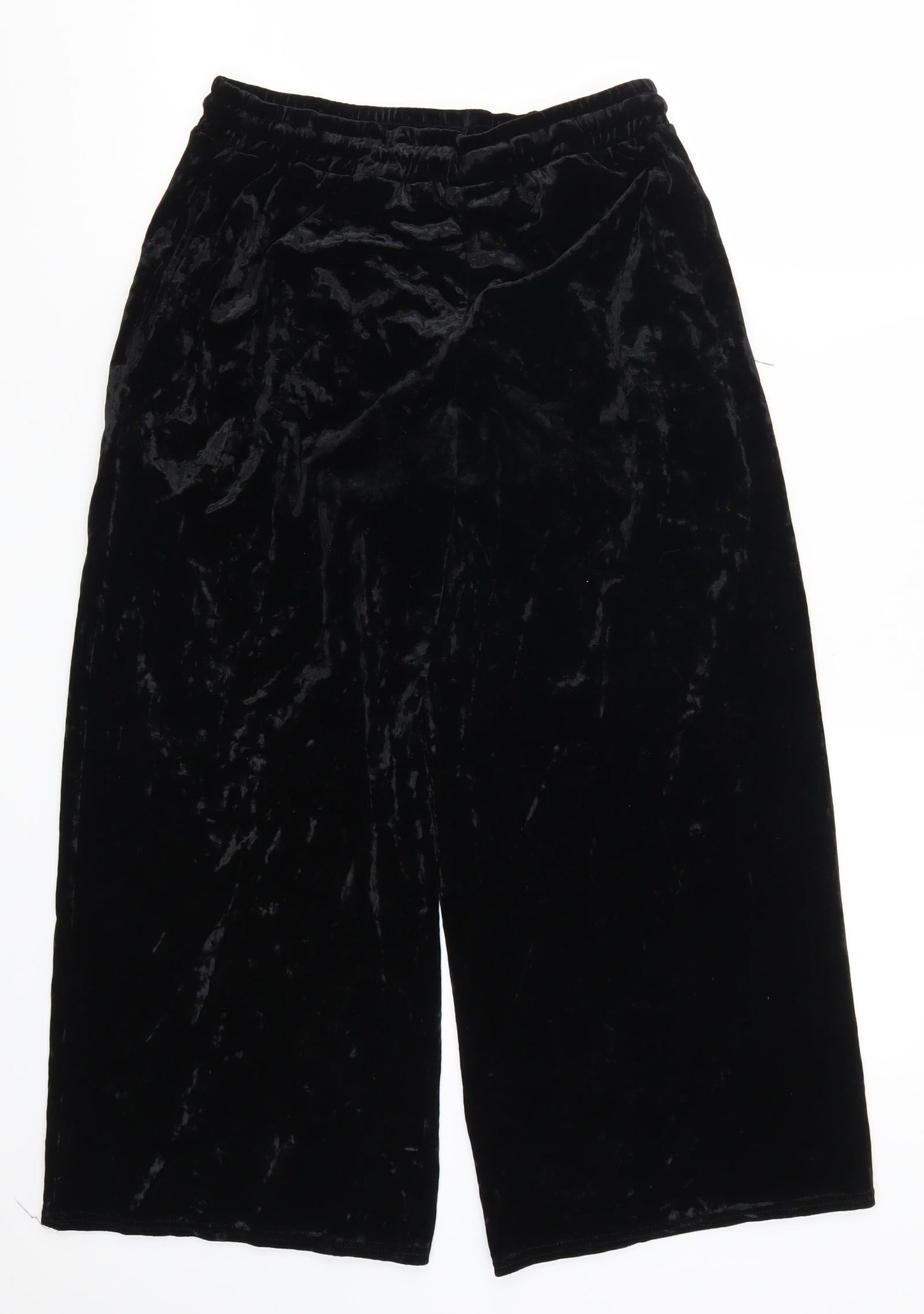 Light Before Dark Womens Black   Cropped Trousers Size M L22 in