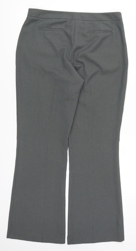 BHS Womens Grey   Trousers  Size 14 L30 in
