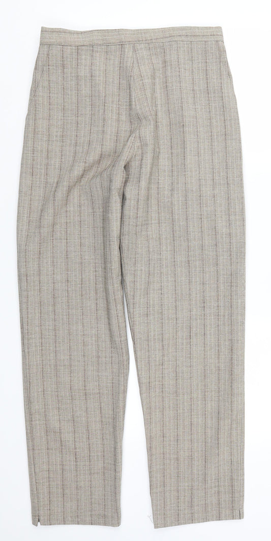 Preworn Womens Beige   Trousers  Size 12 L28 in