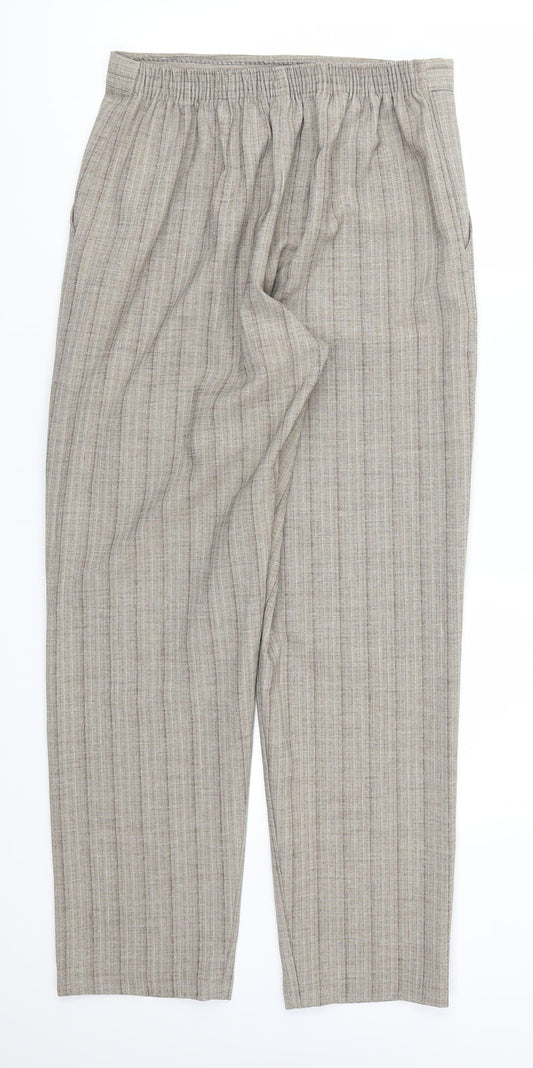 Preworn Womens Beige   Trousers  Size 12 L28 in