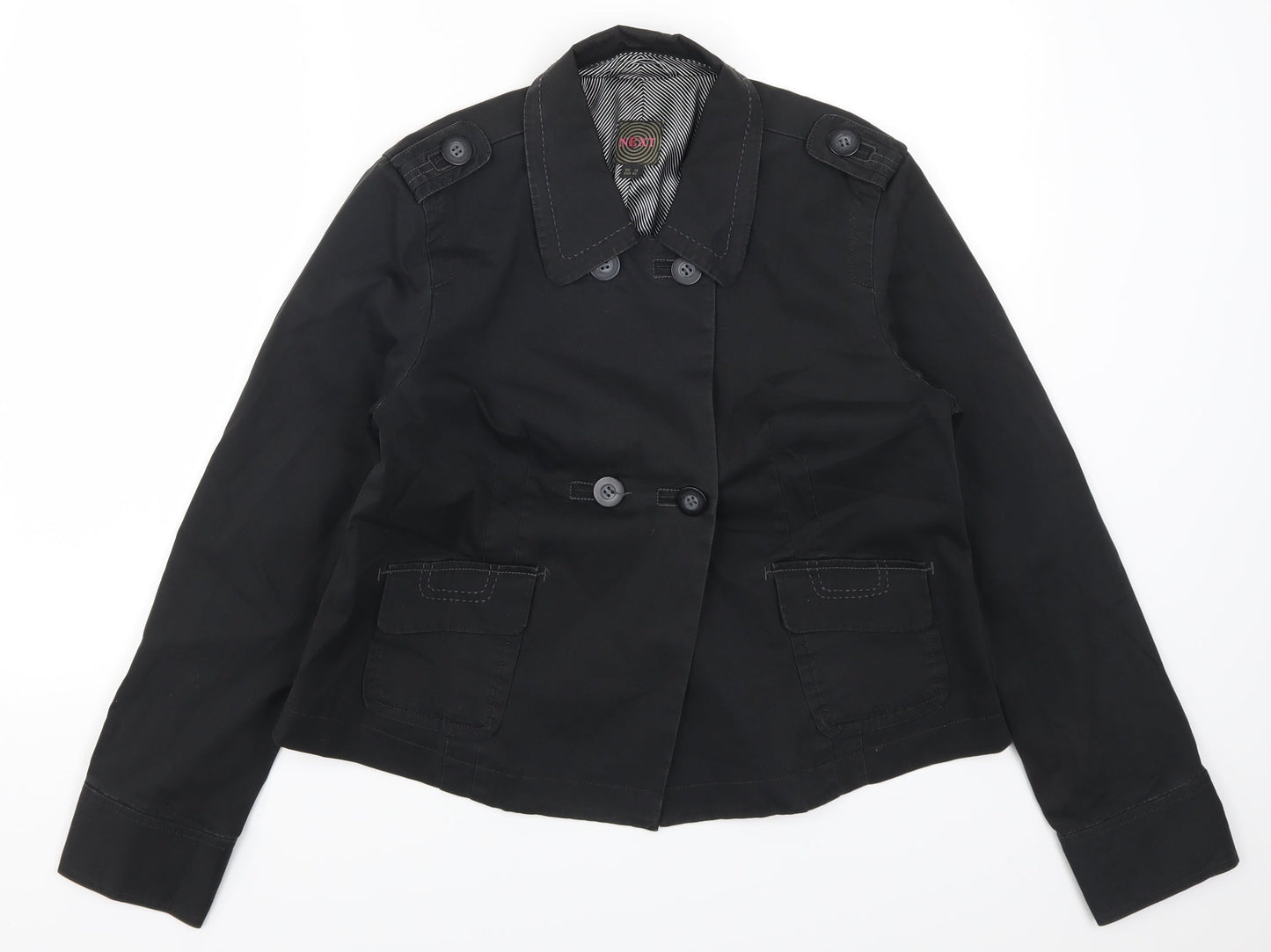 NEXT Womens Black   Jacket Coat Size 14