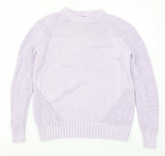 Marks and Spencer Womens Purple   Pullover Jumper Size S