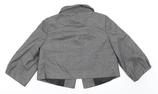 H&M Womens Grey   Jacket Blazer Size 38