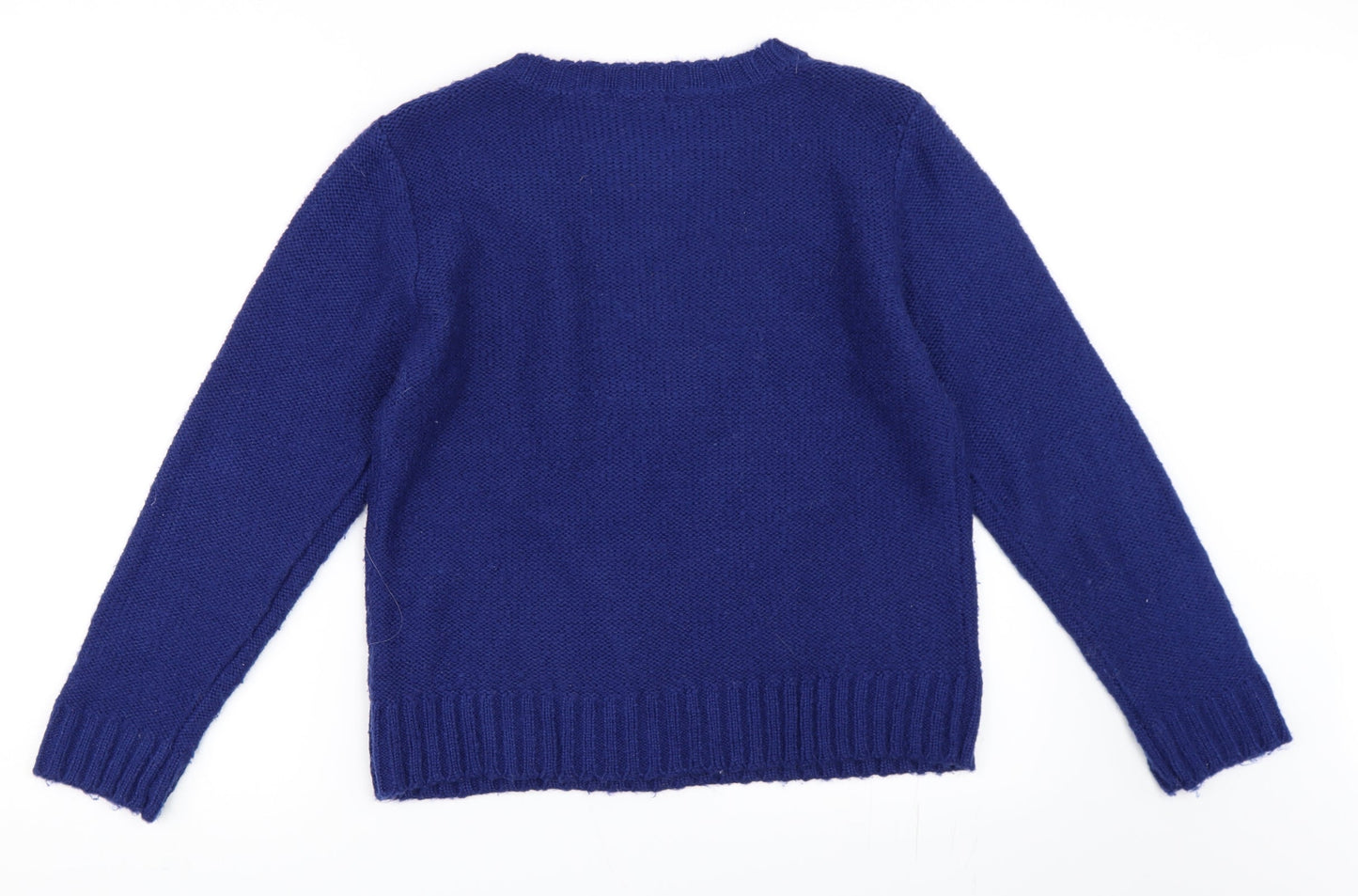 M&Co Womens Blue   Pullover Jumper Size M