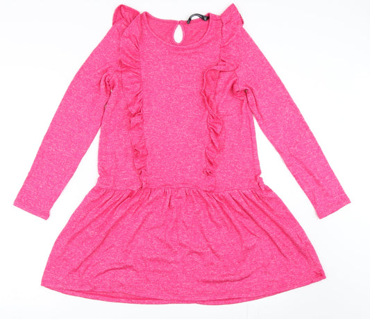 Expressions Womens Pink   Tunic Jumper Size 12