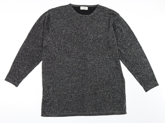 Fabrizo Womens Grey   Pullover Jumper Size M