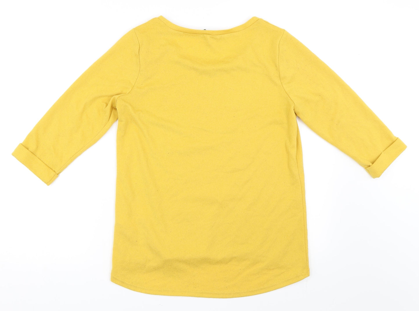 New Look Womens Yellow   Pullover Jumper Size 10