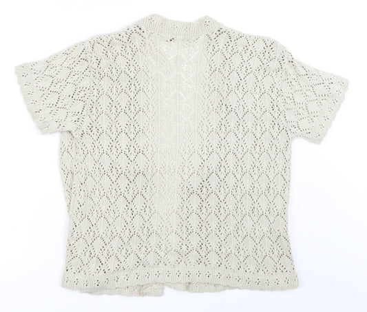 Pyari Womens Beige   Cardigan Jumper Size L
