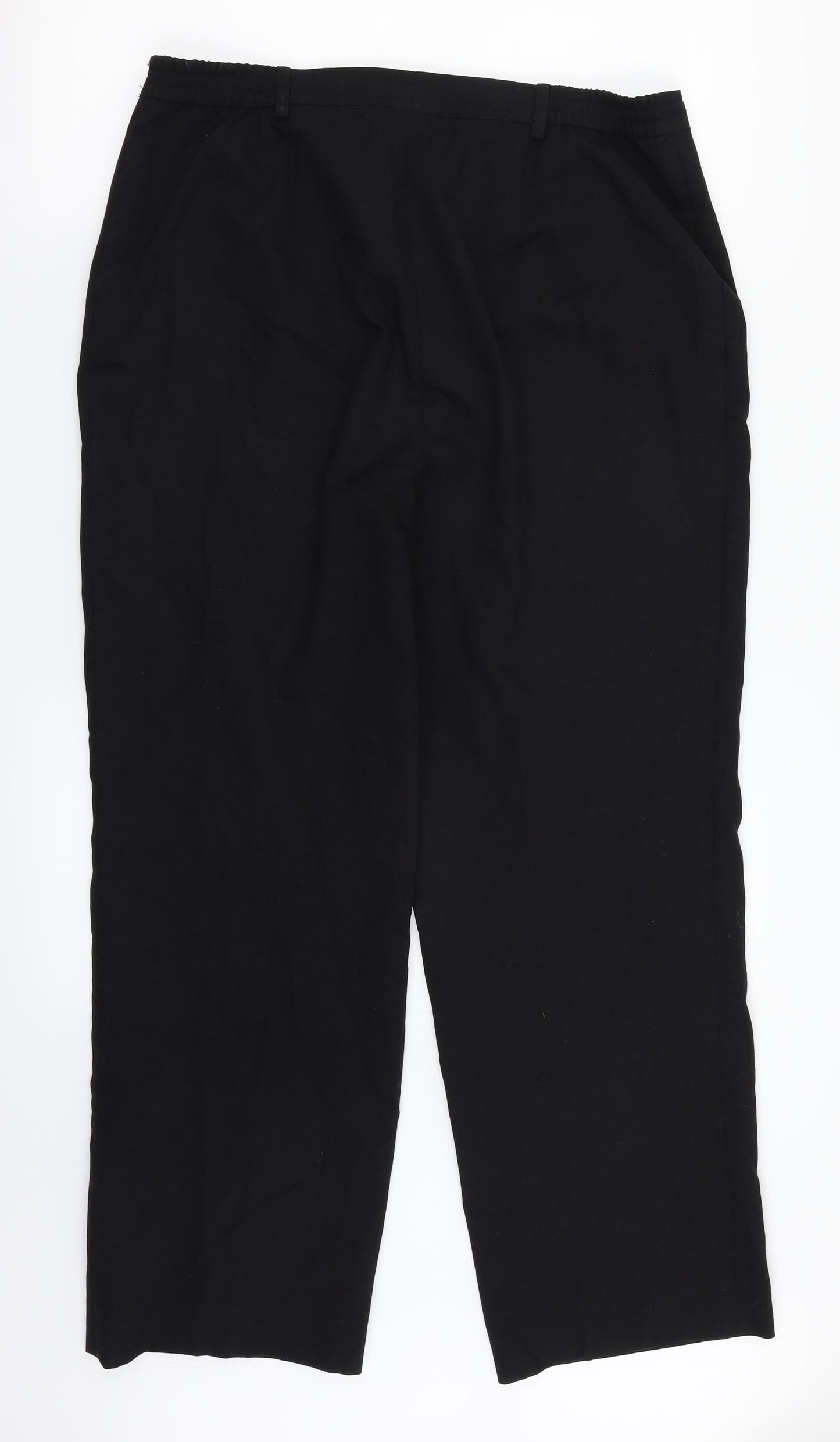 Gelco Womens Black   Dress Pants Trousers Size 14 L28 in