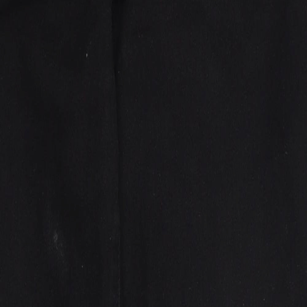Matalan Womens Black  Denim Straight Jeans Size 10 L31 in