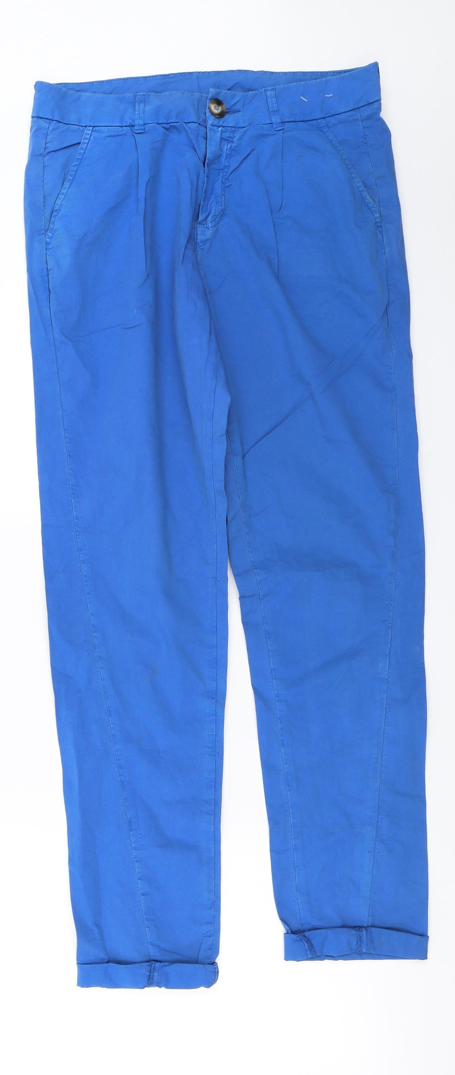 Topshop  Womens Blue   Trousers  Size 10 L25 in