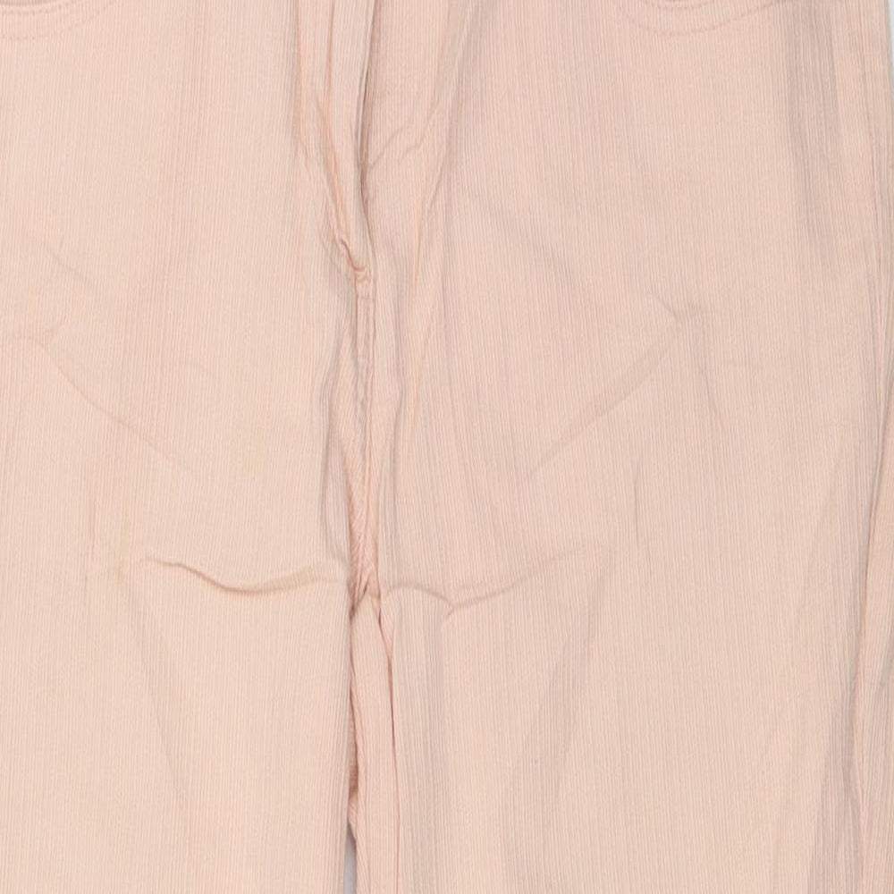Papaya Womens Pink   Cropped Trousers Size 12 L21 in