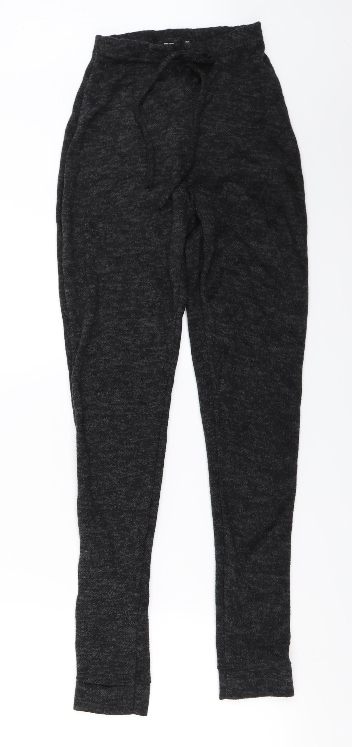 PRETTYLITTLETHING Womens Grey   Jogger Trousers Size 6 L26 in