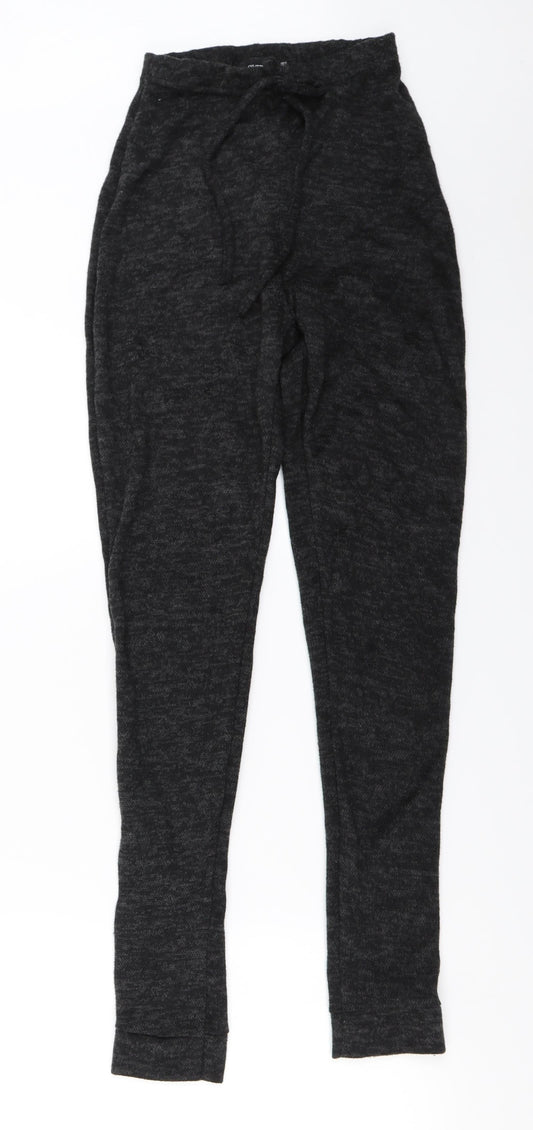 PRETTYLITTLETHING Womens Grey   Jogger Trousers Size 6 L26 in