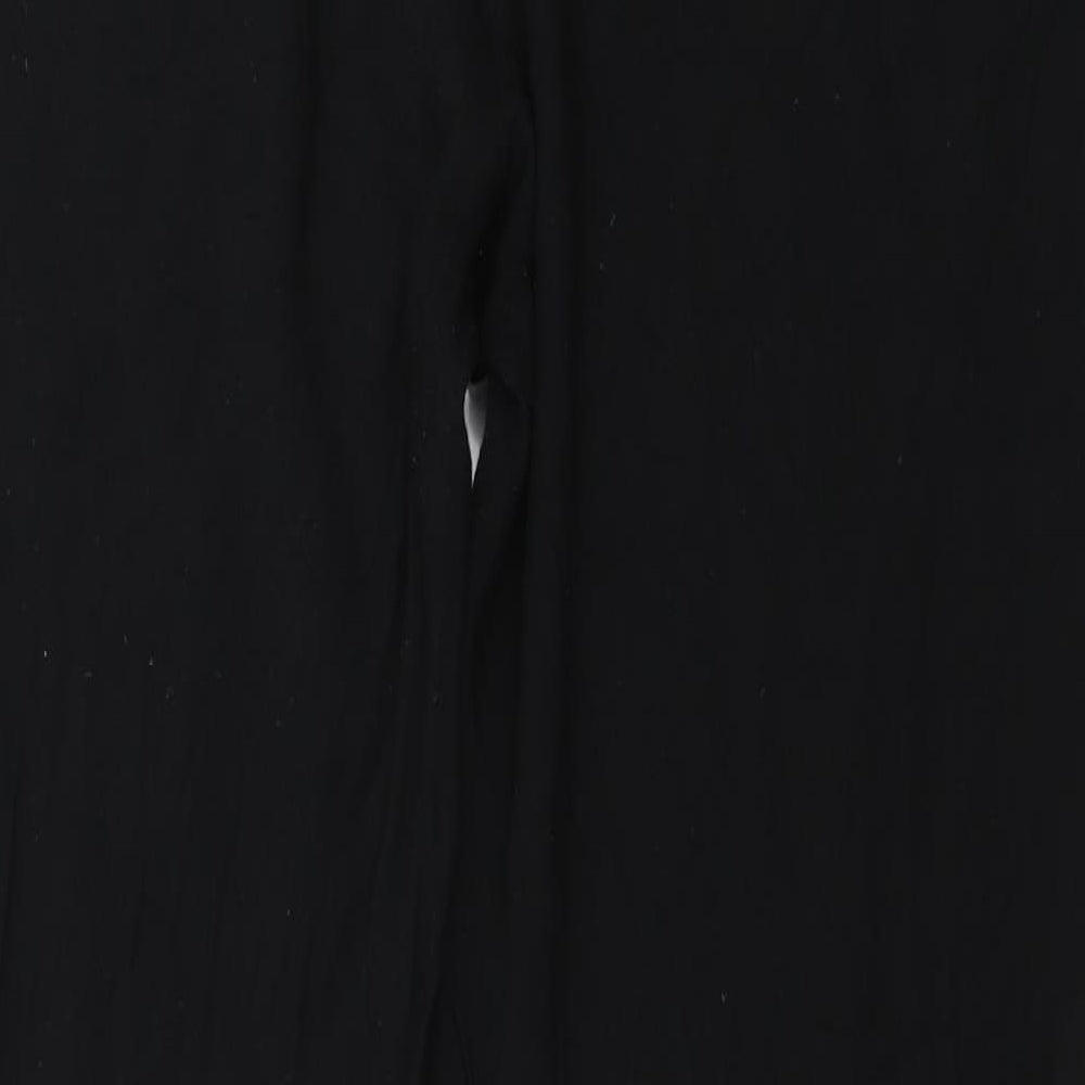 H&M  Womens Black   Trousers  Size 10 L23 in