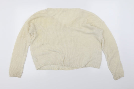 Grace & Milla  Womens Ivory   Pullover Jumper Size L