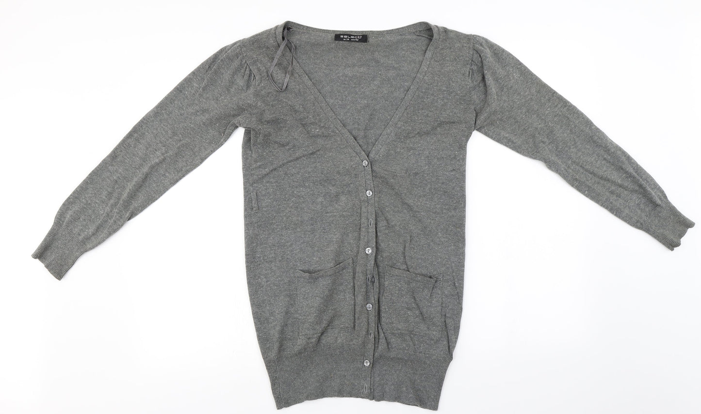 Select  Womens Grey   Cardigan Jumper Size 14