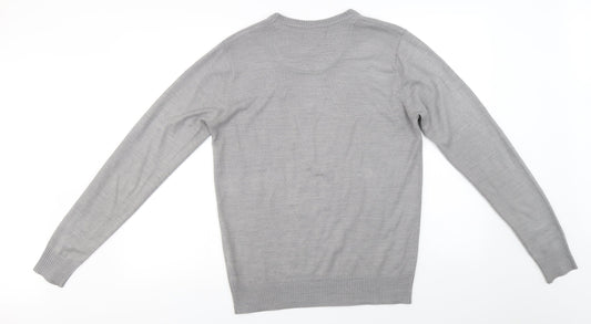 industrialize  Mens Grey   Pullover Jumper Size S