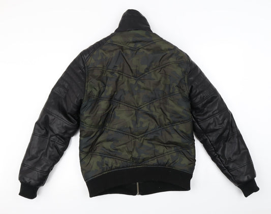 Condemned Nation  Womens Green Camouflage  Jacket Coat Size S