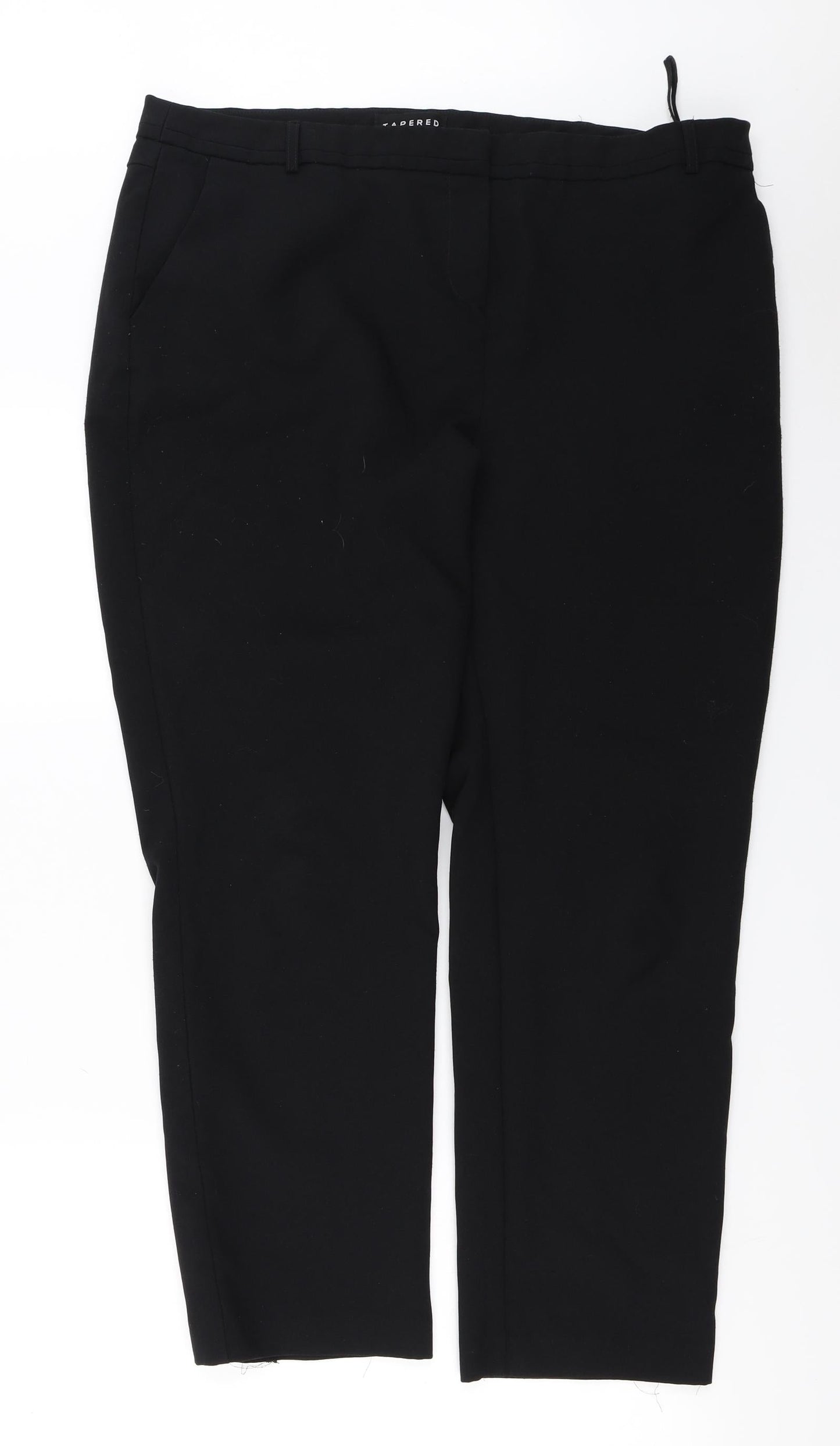 Peacocks  Womens Black   Trousers  Size 18 L26 in