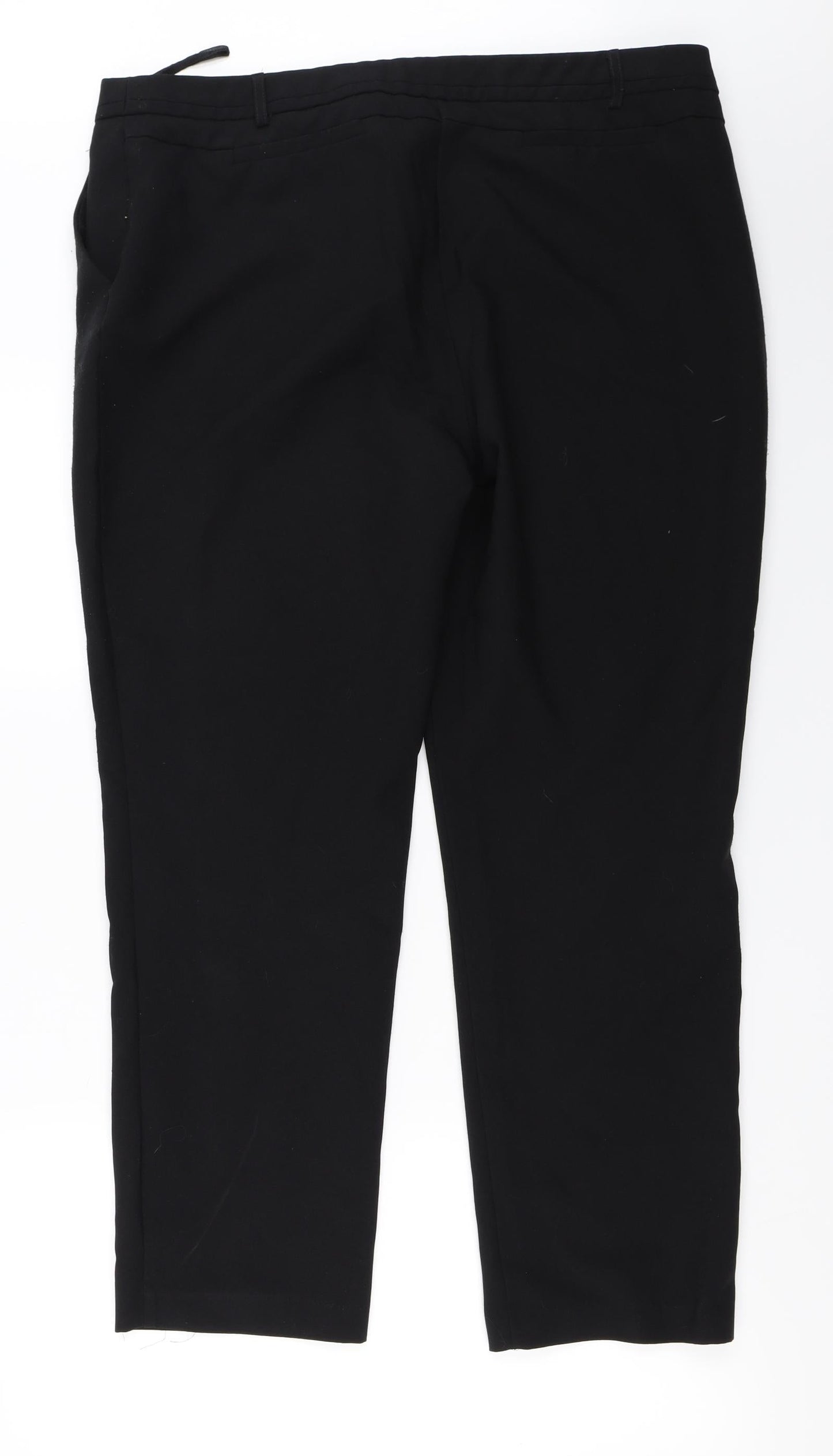 Peacocks  Womens Black   Trousers  Size 18 L26 in