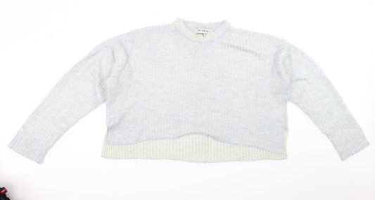 Light before Dark Womens Grey   Pullover Jumper Size S
