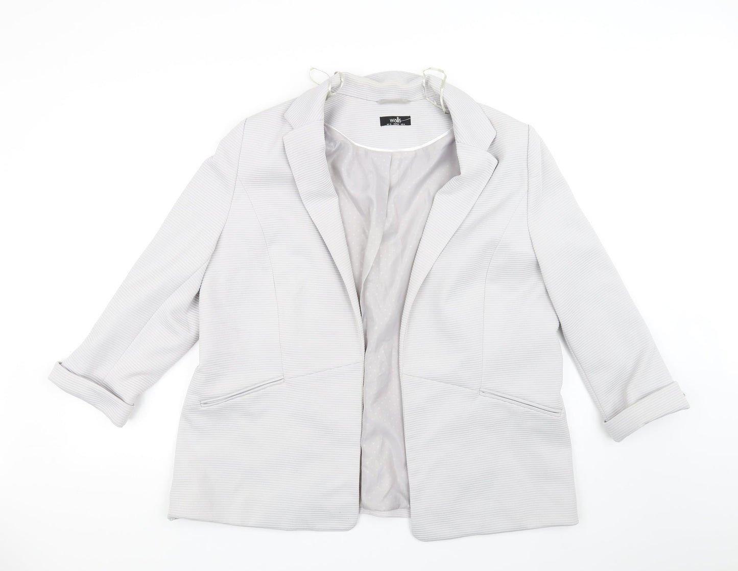Wallis Womens Grey   Jacket  Size 10