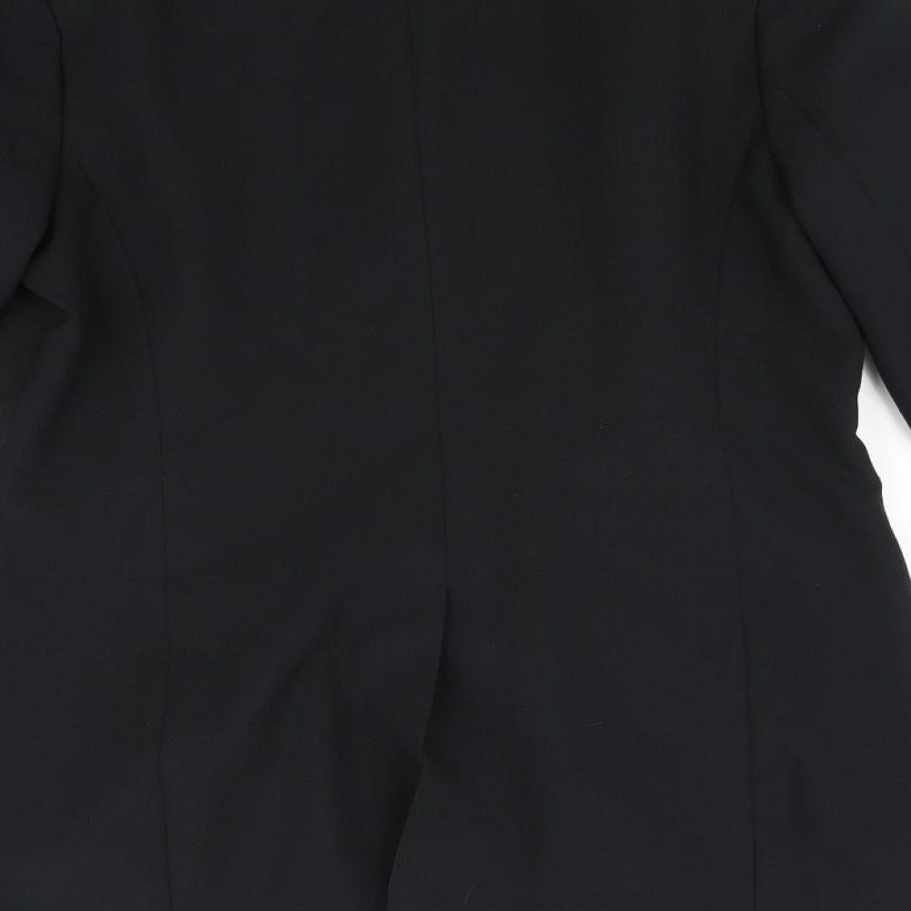 Jessica Reid Womens Black   Jacket Blazer Size 14