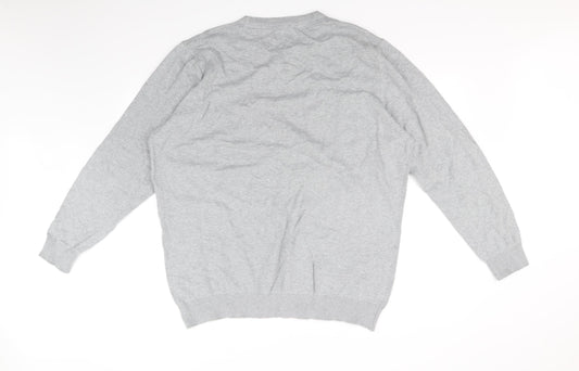 George Mens Grey   Pullover Jumper Size 2XL