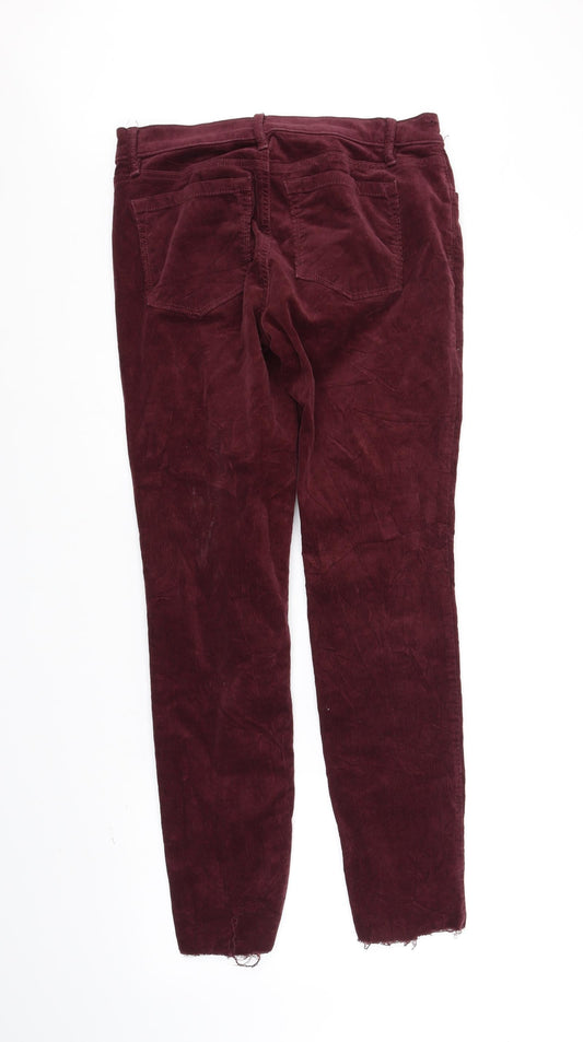 LOFT Womens Purple   Trousers  Size M L30 in