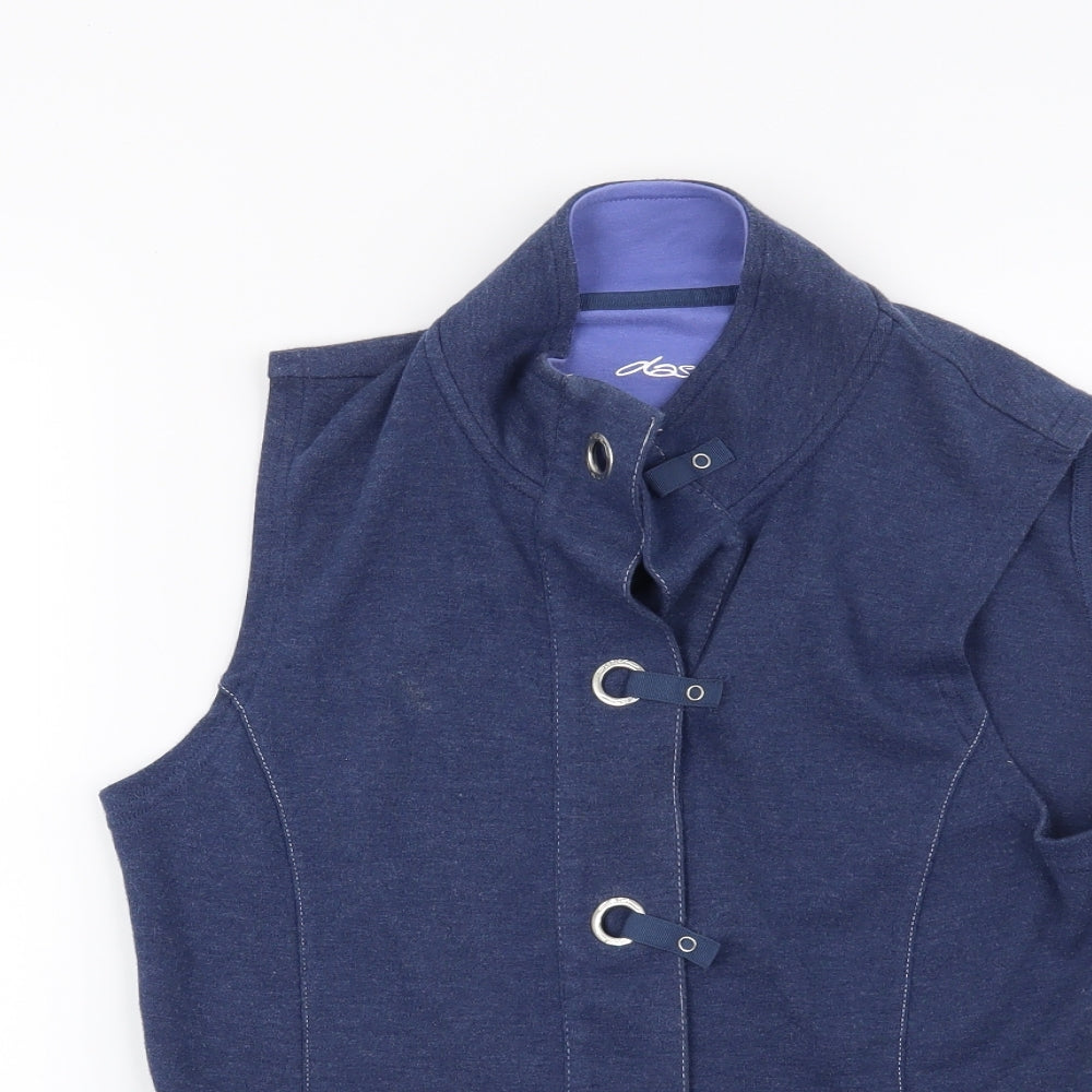 DASH Womens Blue   Gilet Jacket Size 10