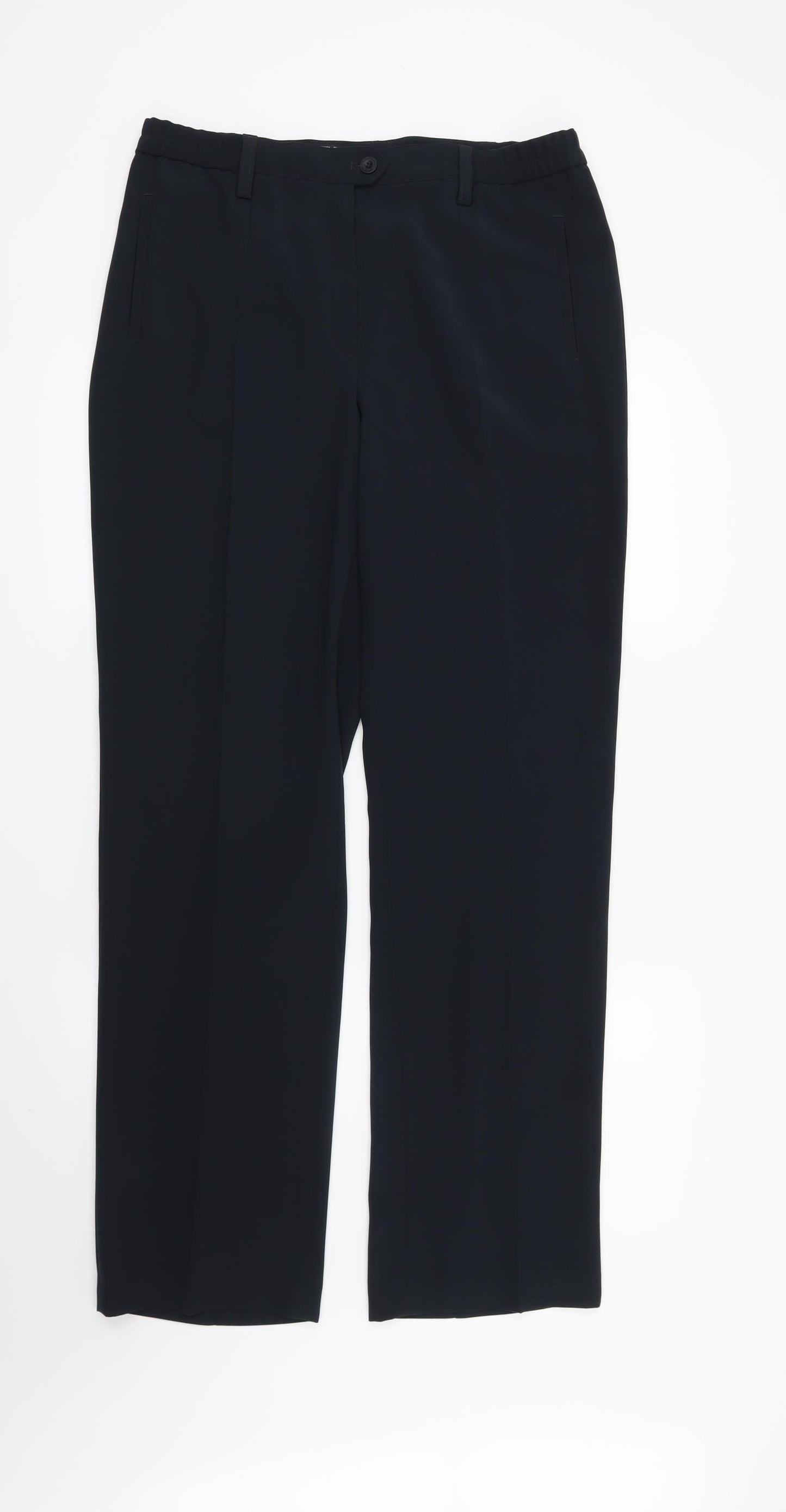 Preworn Womens Blue   Trousers  Size 16 L32 in
