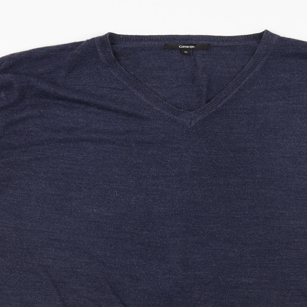 George Mens Blue   Pullover Jumper Size XL