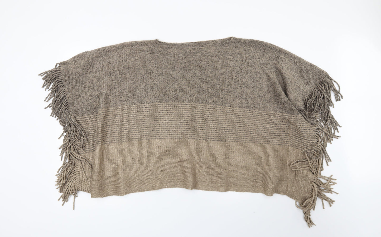 Preworn Womens Beige   Jacket Poncho One Size