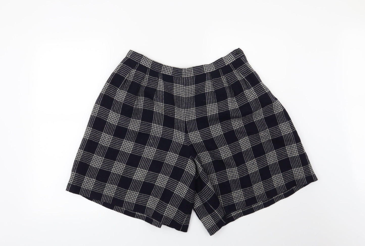 Preworn Womens Blue Check  Hot Pants Shorts Size XL