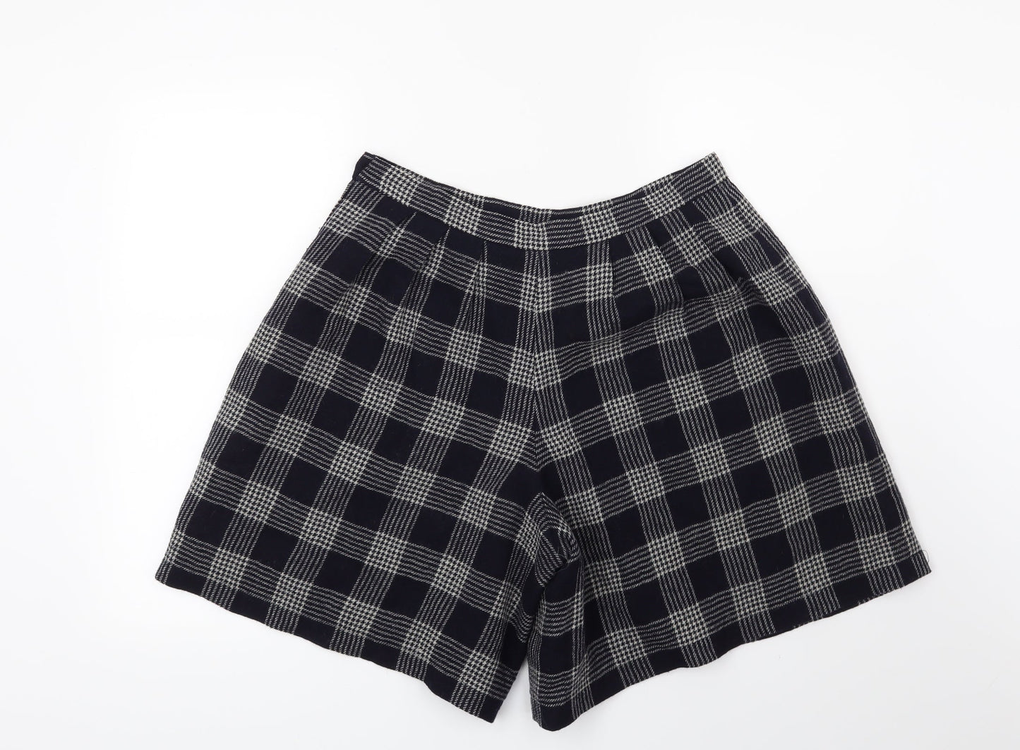 Preworn Womens Blue Check  Hot Pants Shorts Size XL