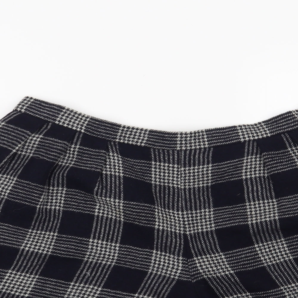 Preworn Womens Blue Check  Hot Pants Shorts Size XL