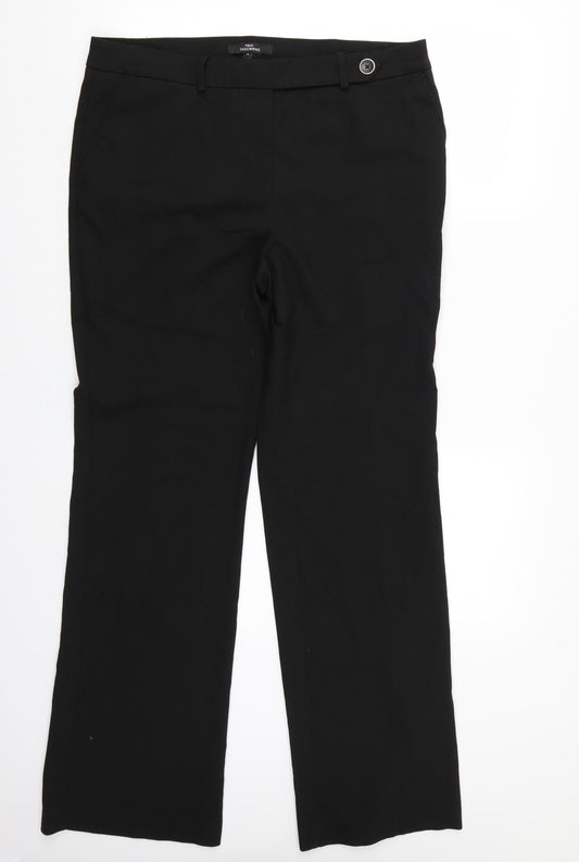 NEXT Womens Black   Trousers  Size 14 L31 in