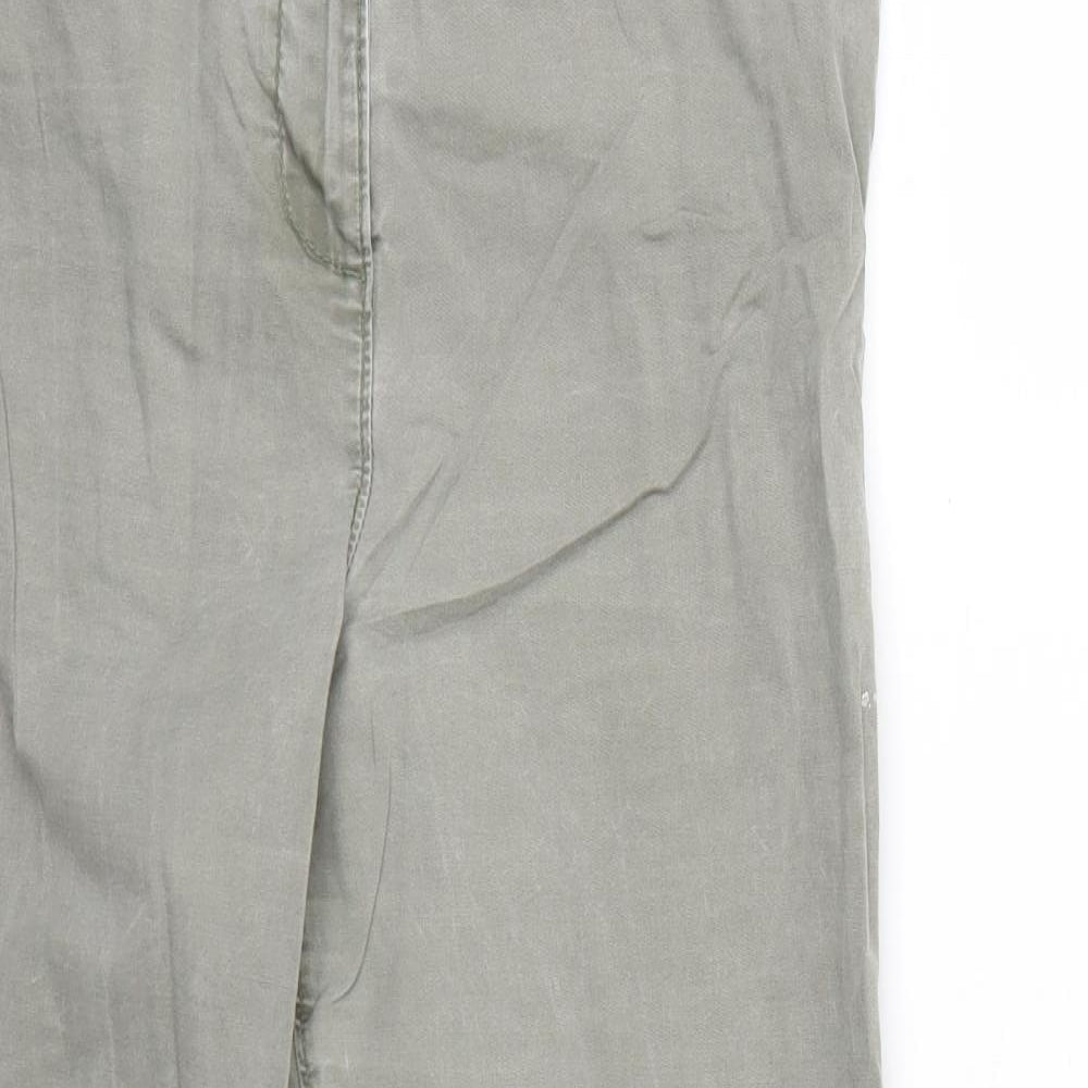NEXT Womens Green   Trousers  Size 14 L28 in