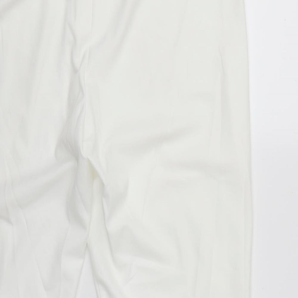 Marks and Spencer Womens White   Straight Jeans Size 18 L30 in