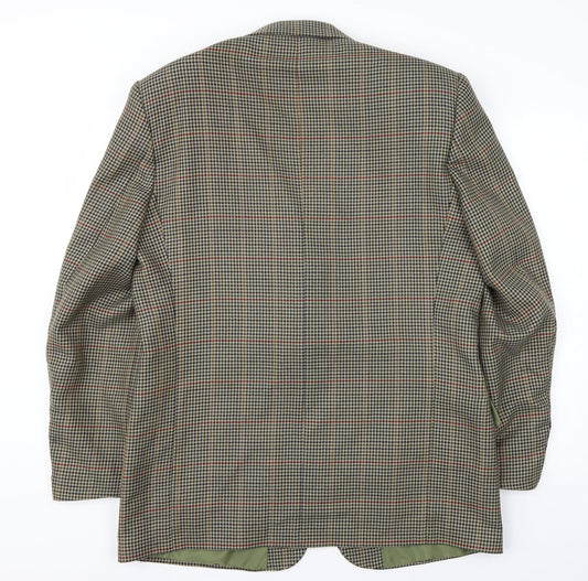 Avenue Mens Brown   Jacket Suit Jacket Size 34