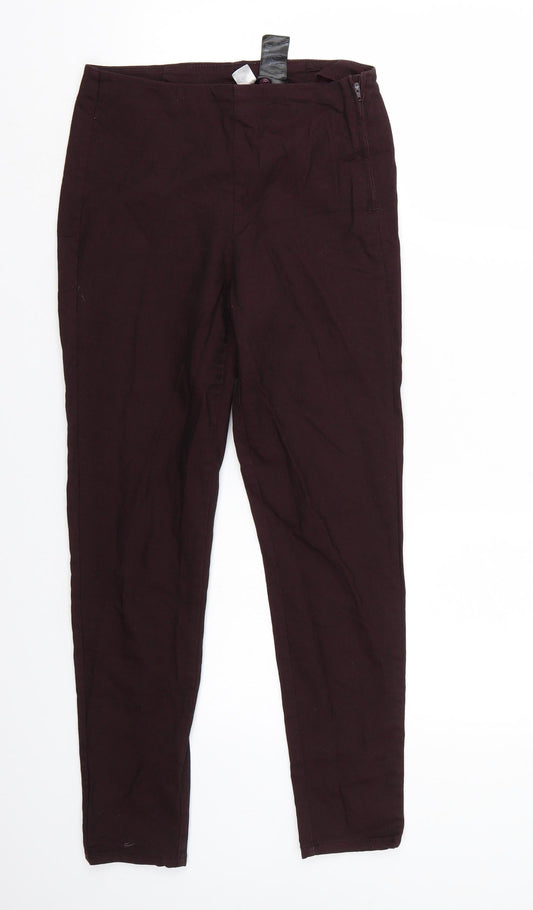 H&M Womens Purple   Jegging Jeans Size 10 L27 in