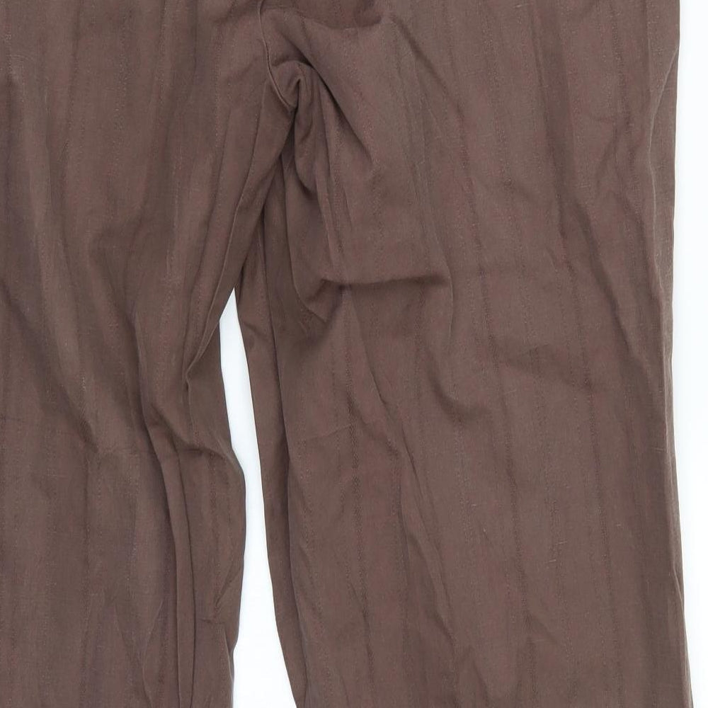 Preworn Womens Brown   Trousers  Size 18 L29 in