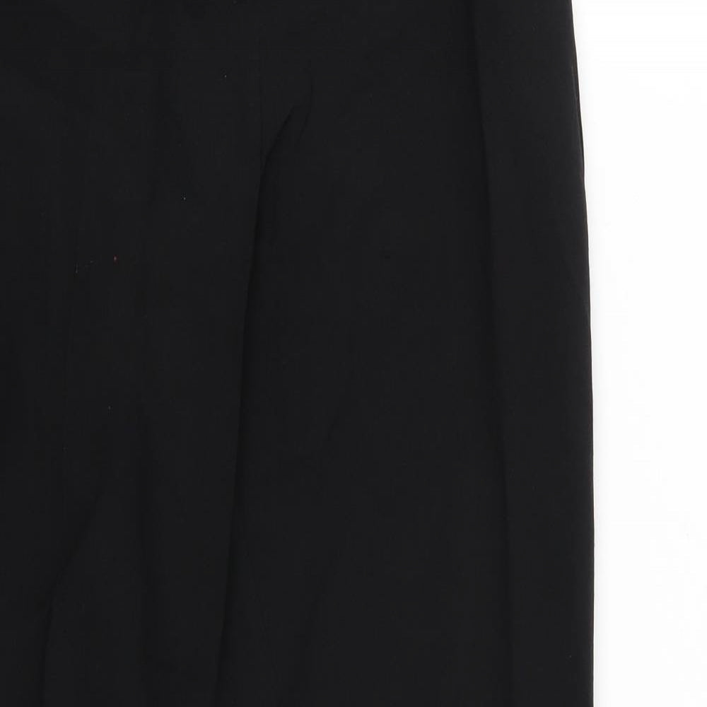 Peacocks Womens Black   Trousers  Size 8 L28 in