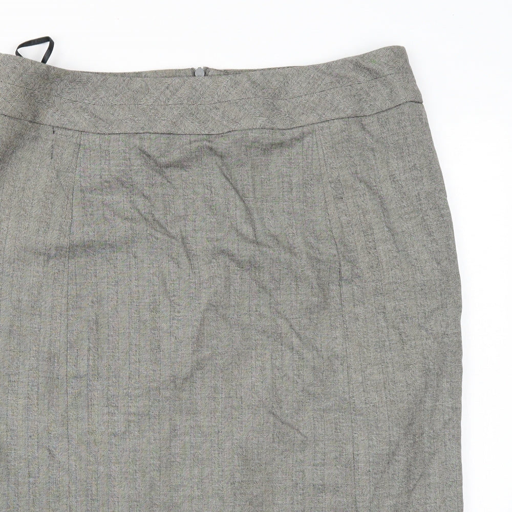 collection Womens Beige   A-Line Skirt Size 14