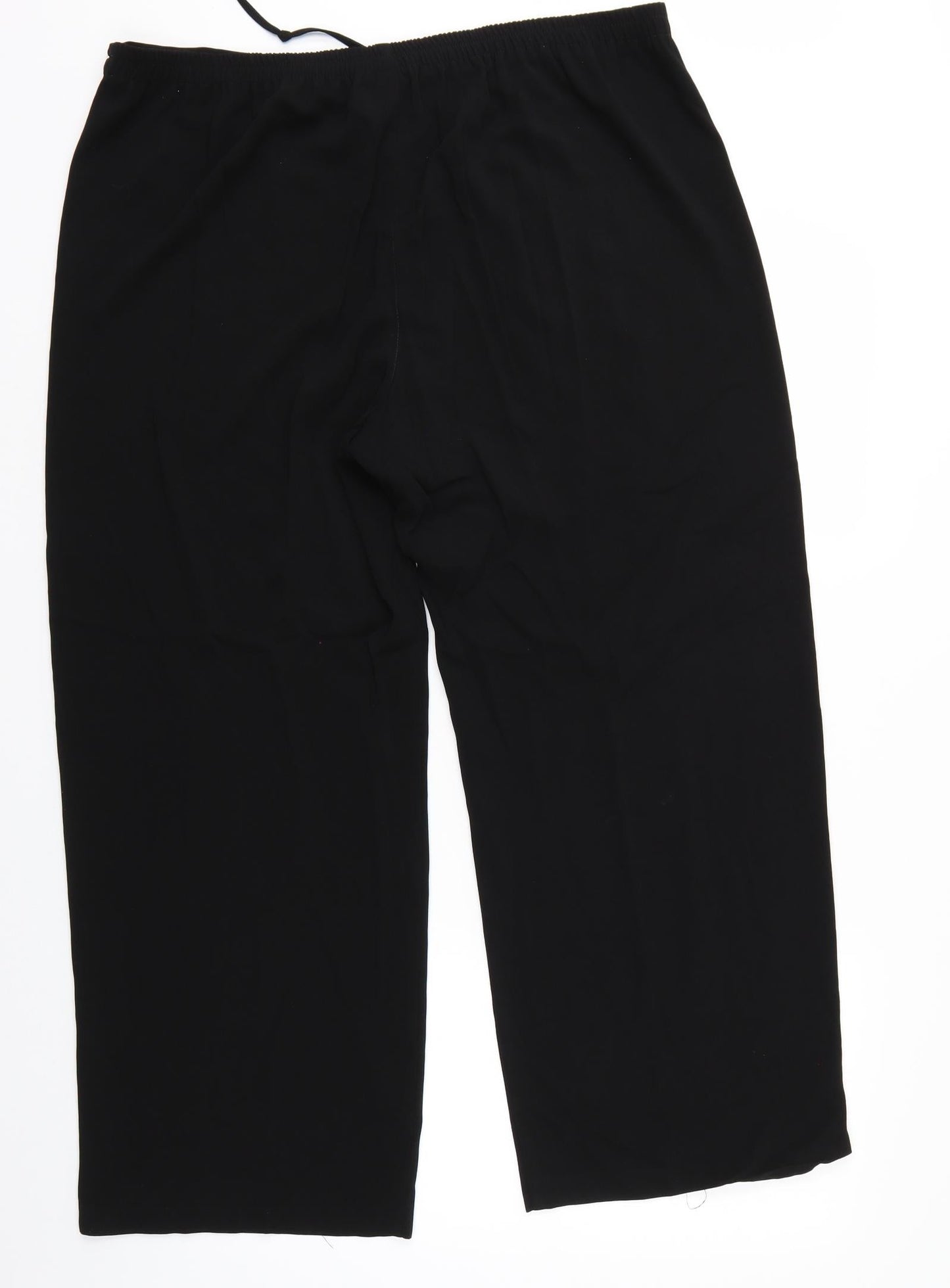 essence Womens Black   Trousers  Size 18 L27 in