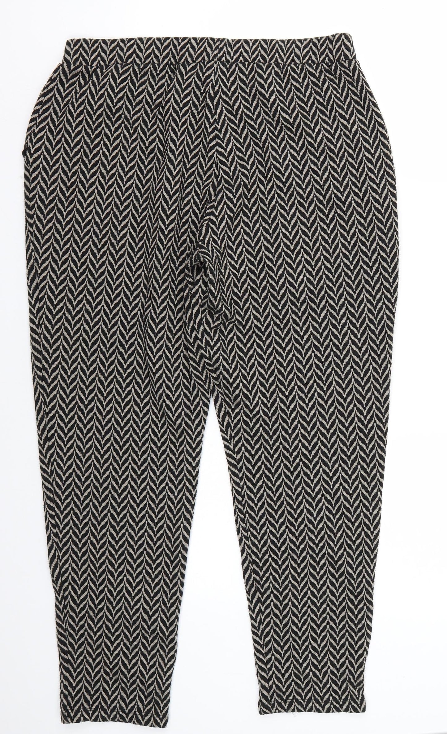 NEXT Womens Black   Trousers  Size 14 L25 in